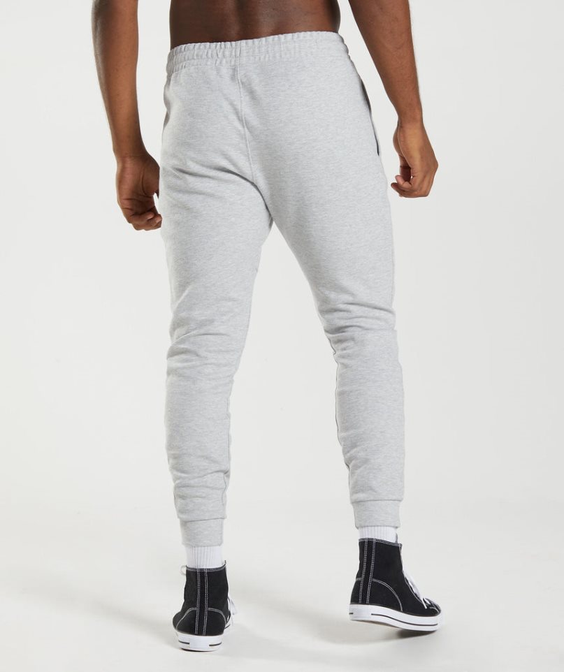 Men's Gymshark React Jogger Light Grey | NZ 3VRGSB